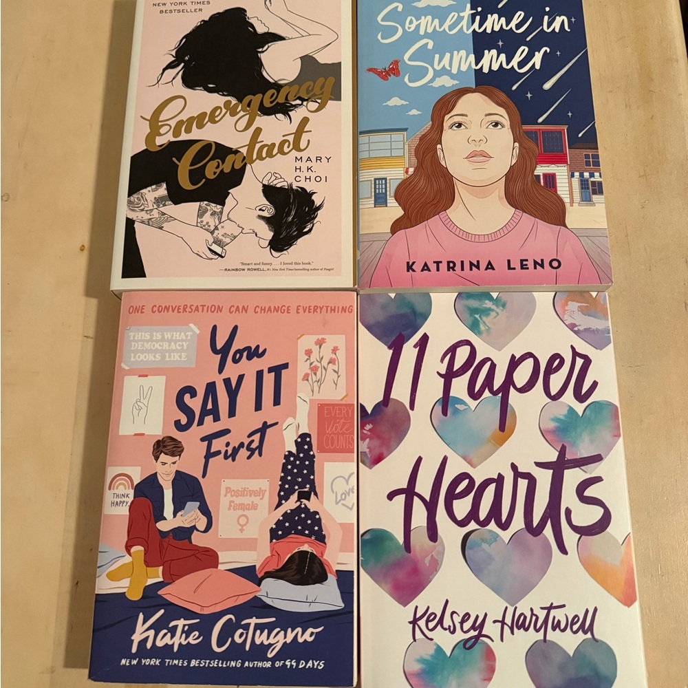 Set of Four Young Adult Novels